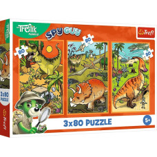 TREFLIKI W ŚWIECIE DINOZAURÓW *3x80*
