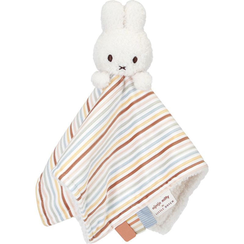 Little Dutch Cuddle cloth with bunny Miffy Vintage sunny Stripes