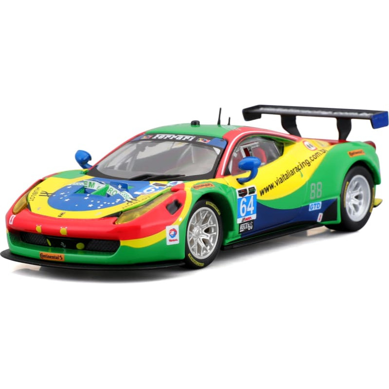 BBURAGO 1:43 Sacīkšu automašīnas modelis Ferrari 458 Italia GT3 2015, 18-36305