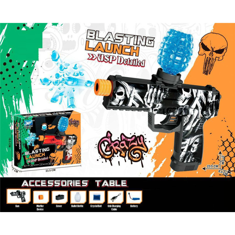 Imitācijas ierocis – ūdens lodīšu pistole, 04587