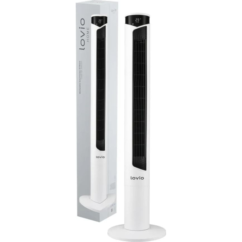Lovio LVTF101N24C-WH Tower Fan AirWave White