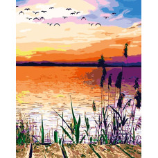 Other Painting by the numbers - 45735 - LAKE - size 40x50 cm