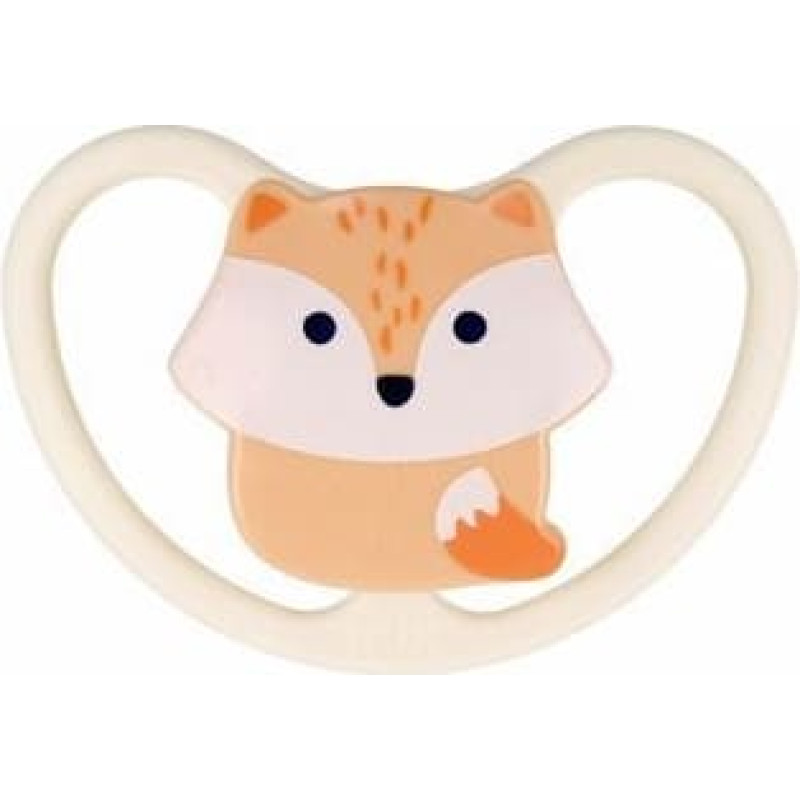 NUK 445340 SILICONE PACIFIER SPACE FOX 0-6 1PC 563066, 10730331