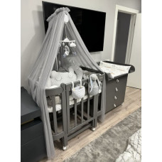 Ingvart gulta 5-in-1 Nika 60 ar kustīgu daļu (60х94, 60х120) dark grey