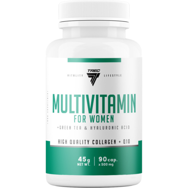 Trec Multivitamiin naistele TREC Multivitamin for Women, 90 kapslit