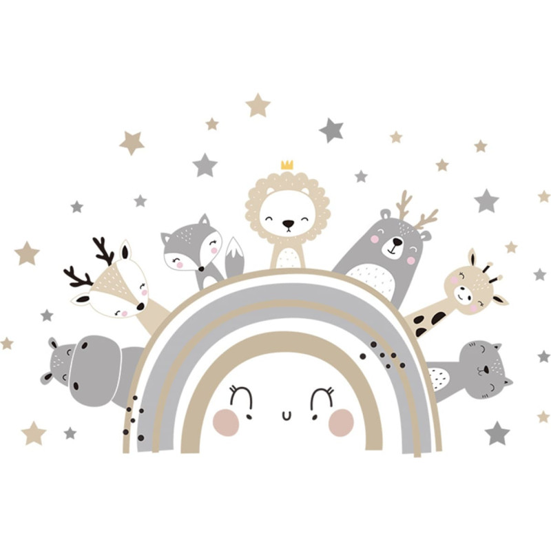 SIPO wall stickers animals 70x49cm WS63030