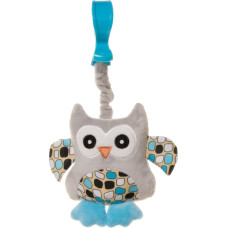 4BABY Подвесная игрушка с пищалкой OWL OB02