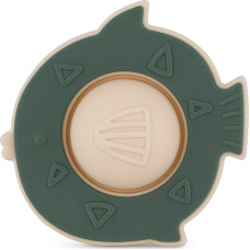 Petite&Mars 612817 Silikonowa zabawka pop-up Fish Fiona Misty Green 6 m+