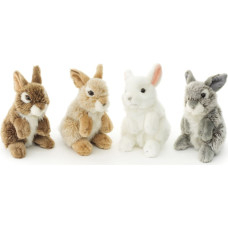 Uni-Toys Plīša rotaļlieta Zaķis, sēdošs, mazs, 20 cm