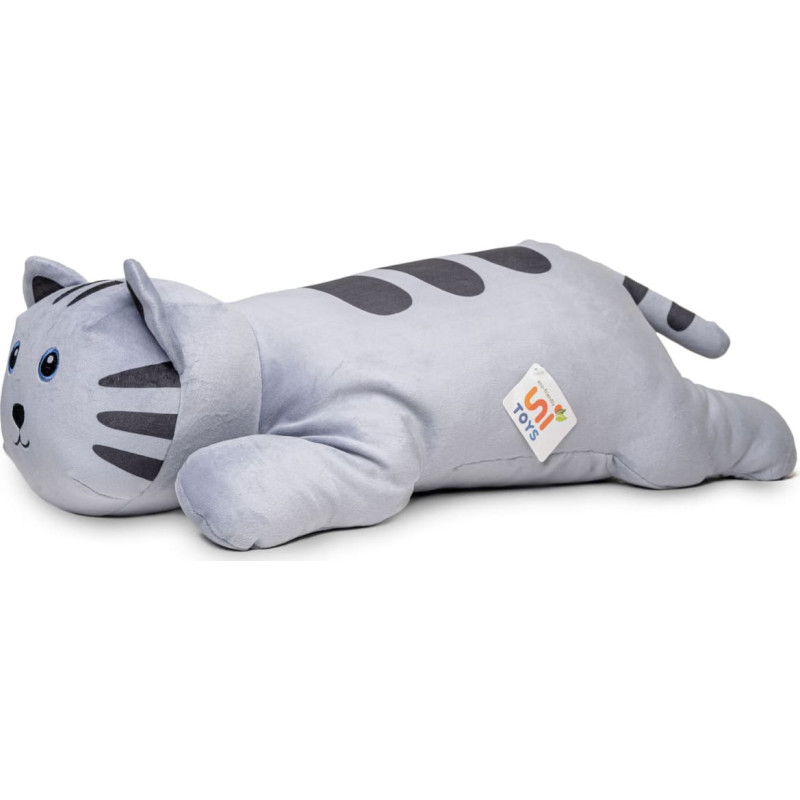 Uni-Toys Plī&scaron;a rotaļlieta Kaķis, pelēks, 55 cm