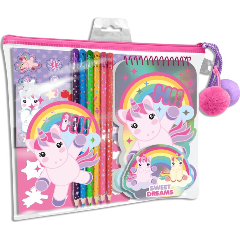 Kids Euroswan - Akcesoria Licencyjne STATIONERY SET SET DREAMS IN PVC BAG