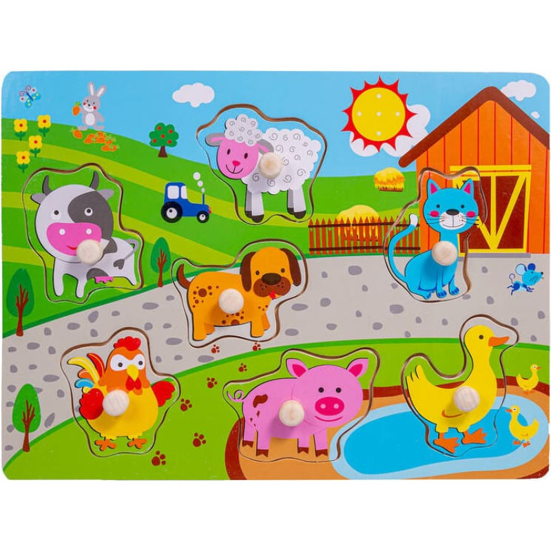 Other 836009 UKŁADANKA DREWNIANA FARMA