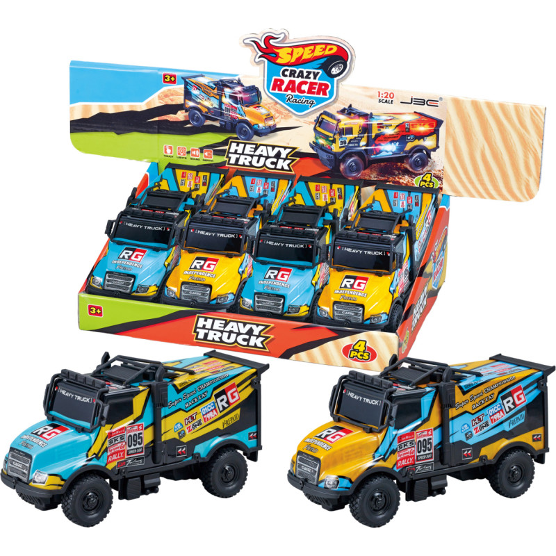 AUTO CIĘŻARÓWKA RAJDOWA DŹWIĘK I ŚWIATŁO