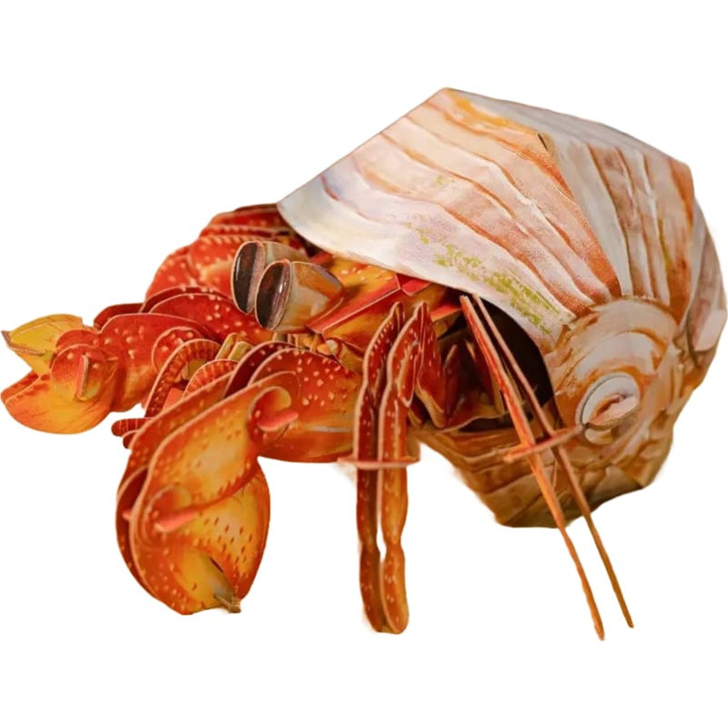 Makebug 3D papīra puzle Eremītkrabis, MB-B-0008