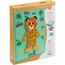 Djeco Koka magnēti metāla kārbā - Dzīvnieki