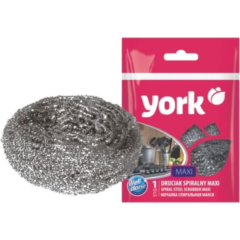 York Spirālveida tērauda skrubis MAKS