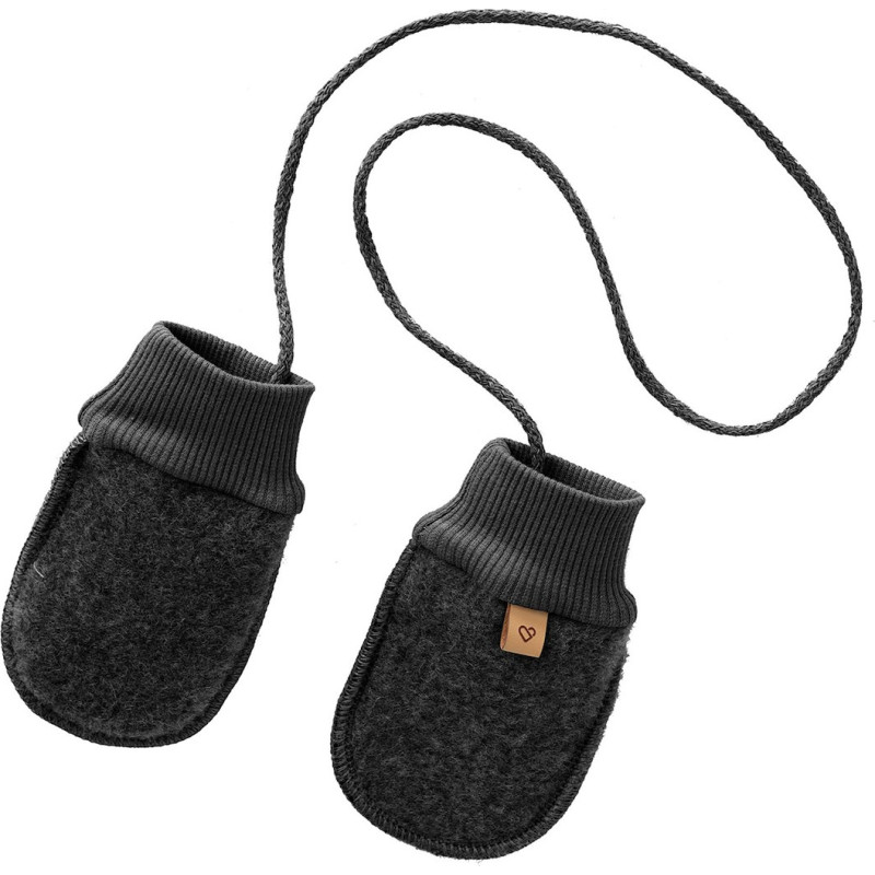 Wool kiddy hand muff Sierra 0-12m anthracite