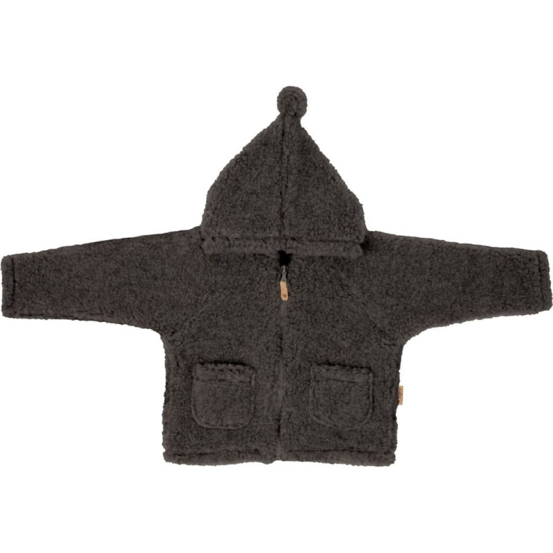 Wool coat Meri Nevada 134/140 anthracite