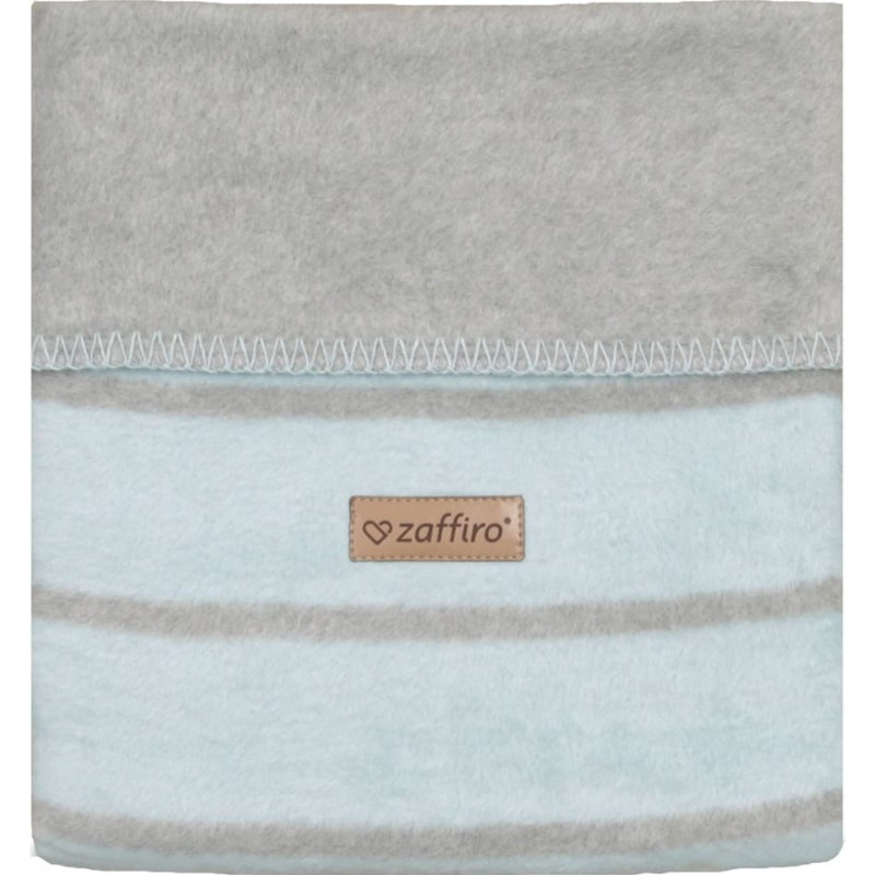 Cotton blanket Alba 75x100cm baby blue