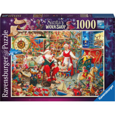 Ravensburger Puzle 1000 elem. Ziemassvētku darbnīca