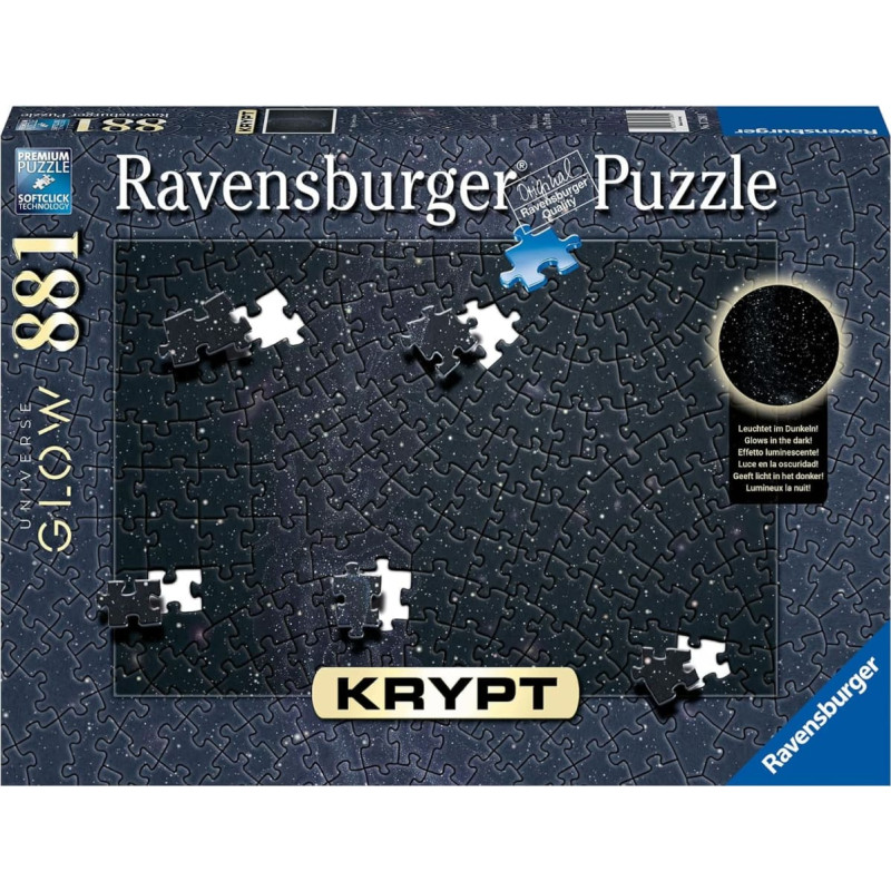 Ravensburger Puzle 736 gab. Krypt Visums Glow (Spīd tumsā)