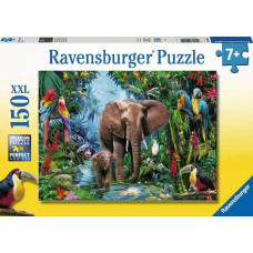 Ravensburger Puzzle Elephants at the oasis 150p 12901