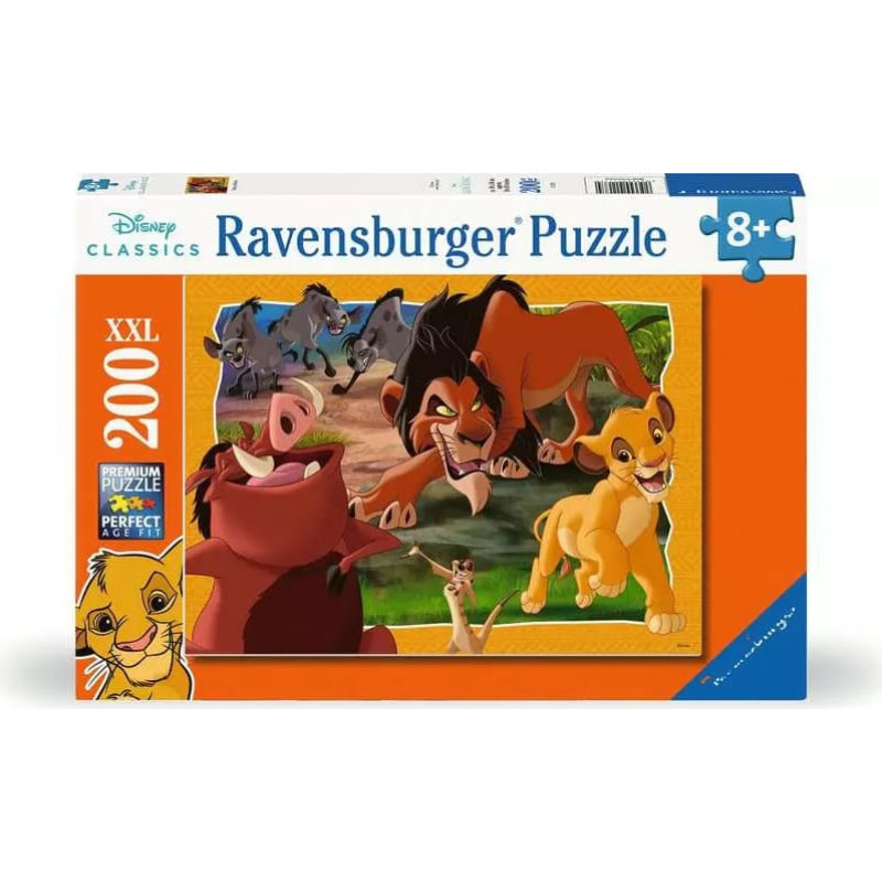 Ravensburger Puzle 200 gab. Lauvu karalis