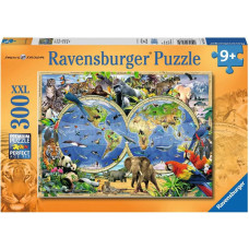 Ravensburger Puzle 300 gab. Pasaules karte