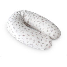 Cebababy maitinimo pagalvė dżersej multi balta gėlės W-880-000-829