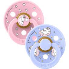 Bibs x Moomin &ndash; Colour Round apaļie mānekļi Dancing - Baby Pink Mix 6-18m 2gab