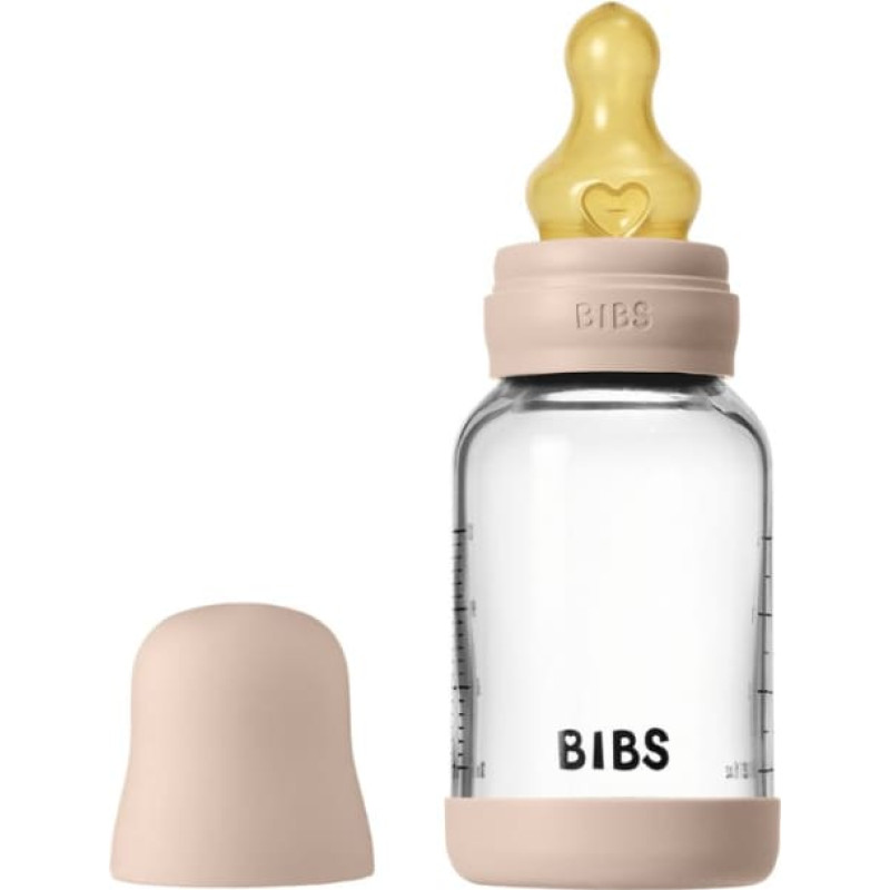 Bibs Stikla mazuļu pudelīte 120ml Blush