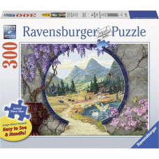 Ravensburger Puzle 300 Ceļojums uz jaunu pasauli