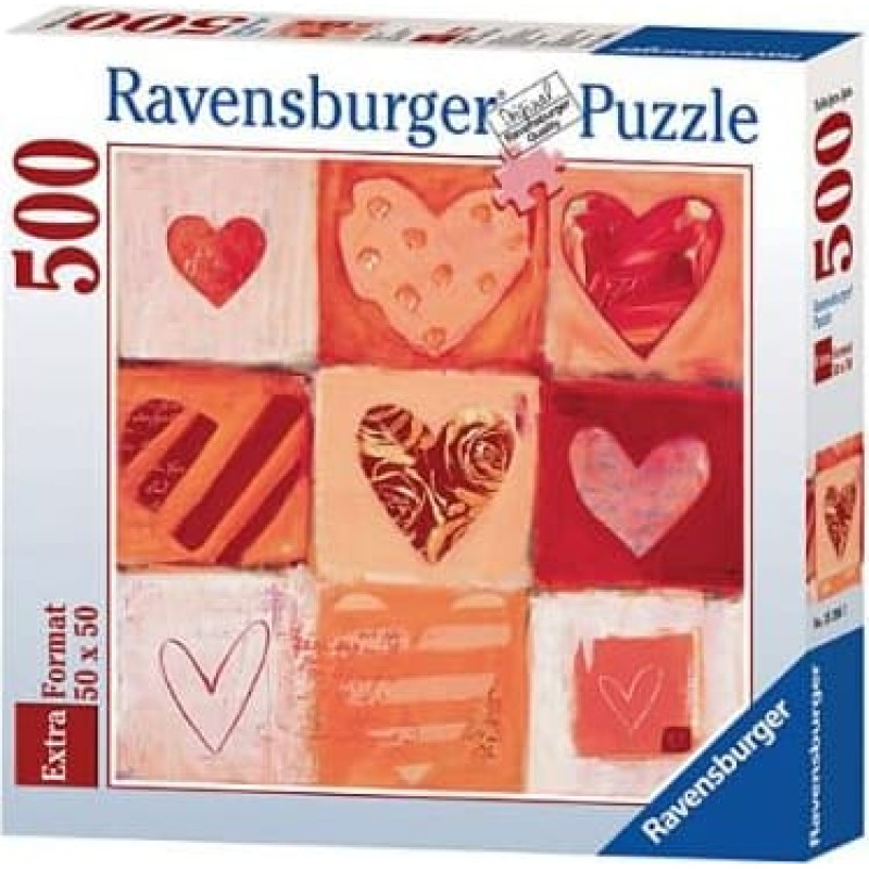 Ravensburger Puzle 500 Sirsniņas