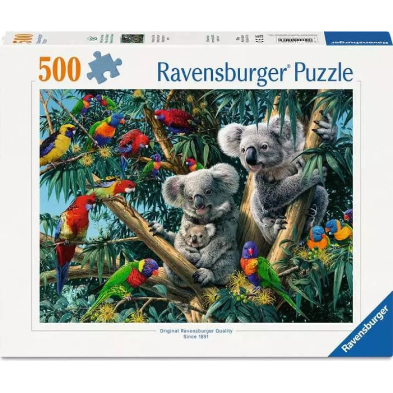 Ravensburger Puzle 500 Koalas kokā