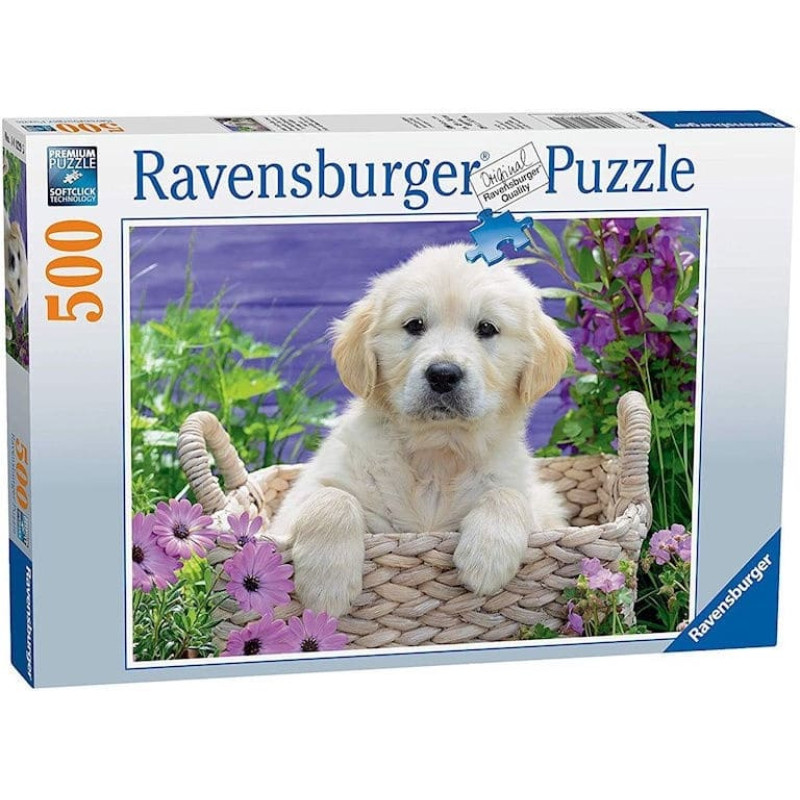 Ravensburger Puzle 500 Mīļais zeltainais retrīvers