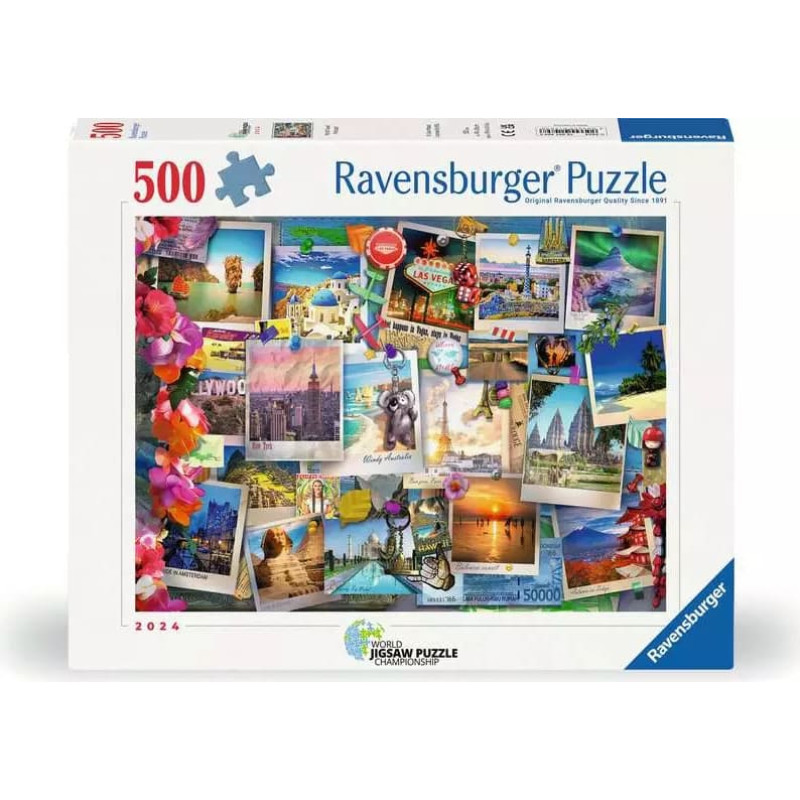 Ravensburger Puzle R 500 Pastkartes