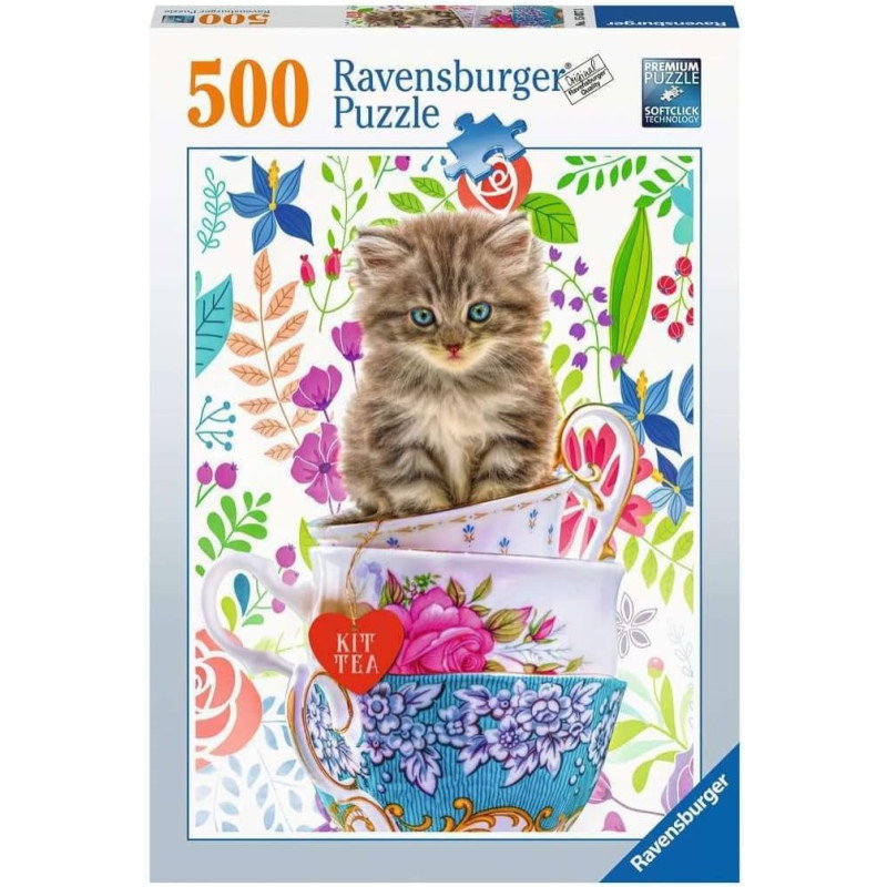 Ravensburger Puzle 500 Kaķēns krūzītē