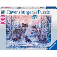 Ravensburger Puzle 1000 Vilku ģimene