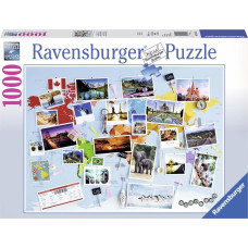 Ravensburger Puzle 1000 Pasaules ceļojumu atmiņas