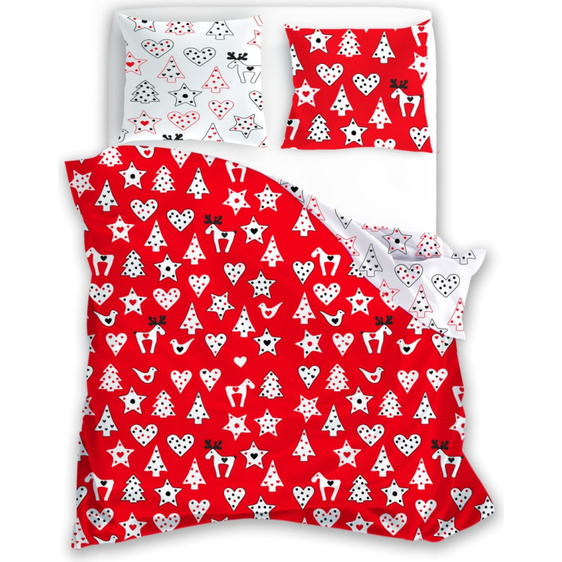 BEDDING SET 220X200+2X70X80 COTTON. SCANDIC 047