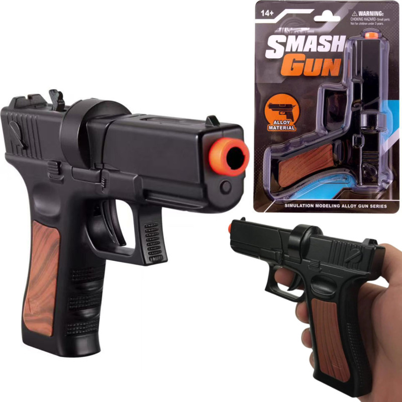 PISTOLET NA SPŁONKĘ METAL