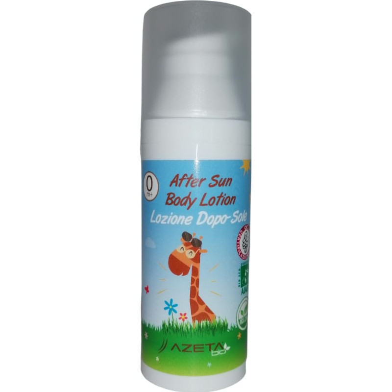 Azetabio Organisks nomierino&scaron;s pēcsaules krēms ar augu glicerīnu, alvejas un kliņģerī&scaron;u ekstraktu, no 0+ mēne&scaron;iem