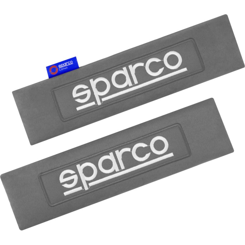Sparco Dro&scaron;ības jostu spilventiņi, pelēki
