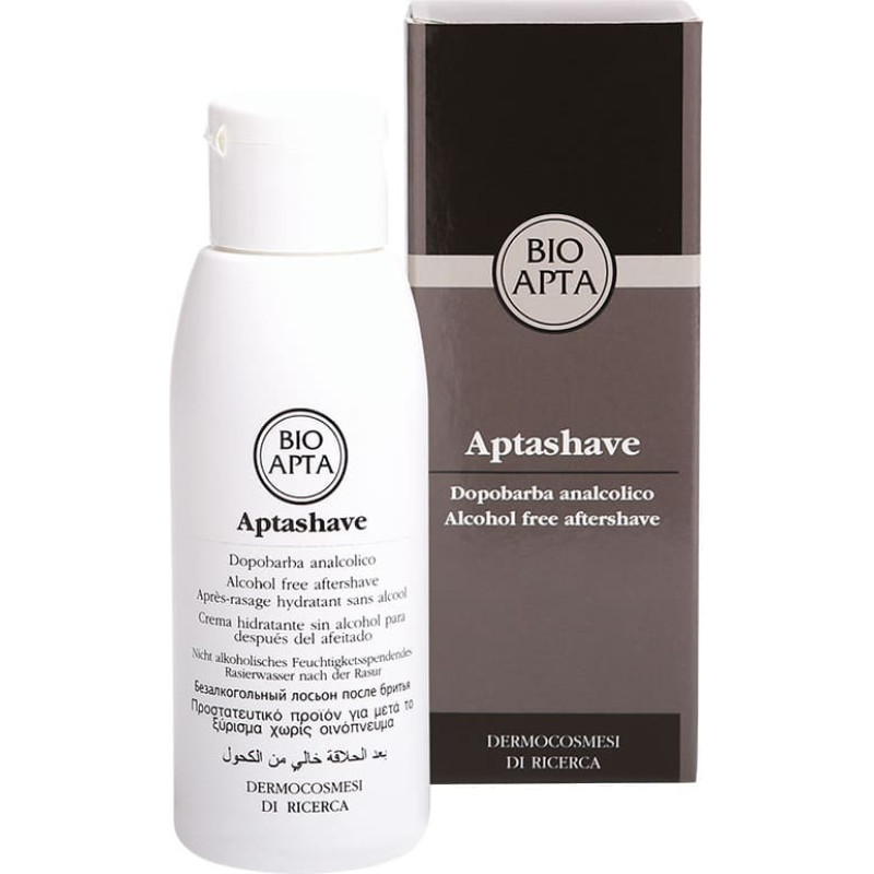 Bioapta Aptashave (spirtu nesaturo&scaron;s losjons pēc skū&scaron;anās pH 5,5) 100 ml
