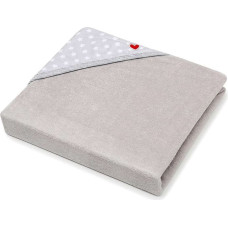 Baby To Love SMART BABY TOWEL - WHITE STARS - BAMBOO