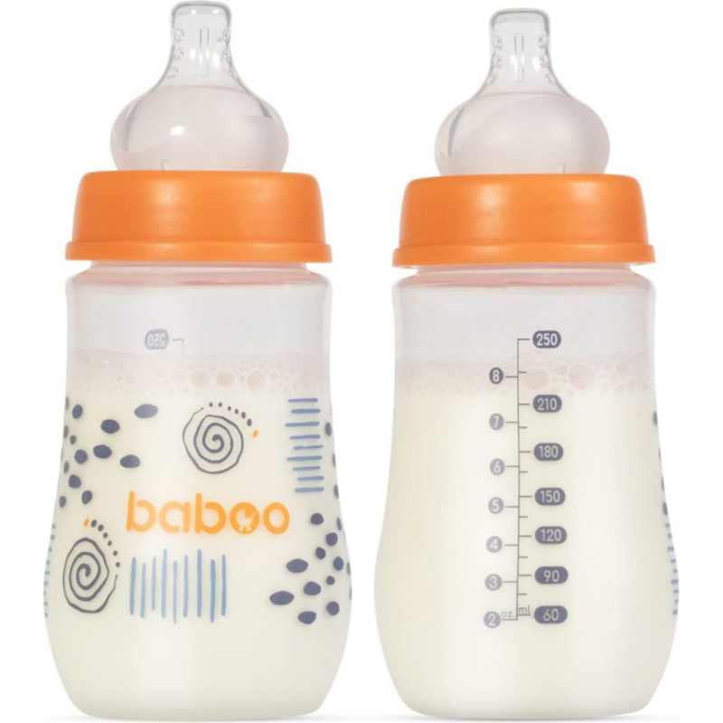 Baboo Pretkoliku zīdaiņu pudele BLUE HAZE, 3+ mēne&scaron;i, 250 ml