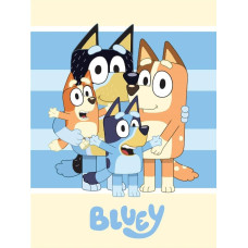 BLANKET POLAR 100X140 BLUEY BLU36-5655 220 GSM