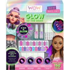 Kids Euroswan - Akcesoria Licencyjne GLOW IN THE DARK MANICURE SET WOW GENERA