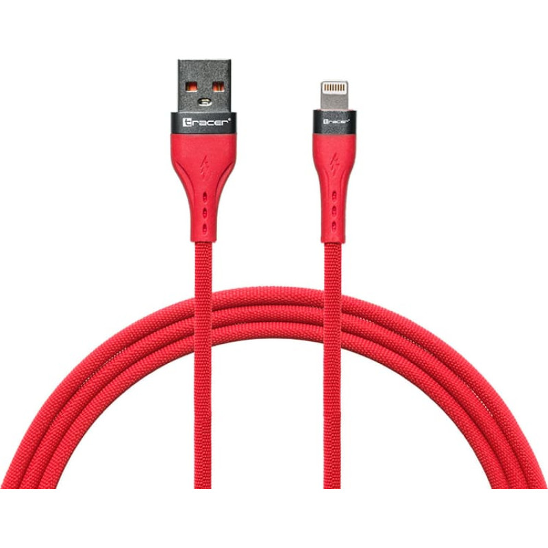 Tracer 47492 USB A - Lightning M/M 1m  Cable Red