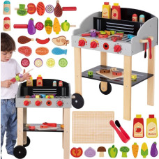 Woopie GREEN Wooden Grill Skewers Vegetables Accessories 24 pcs.